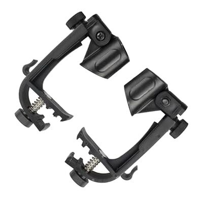 QUXVUIS Microphone Clips Adjustable Stand Holder Mount Tool Flexible Durable For All Mic Sizes Convenient To UseWith Microphone Mount Clip To Hold Drum Clips Tool Kit Clamp Holder QUXVUIS Microphone Clips Adjustable Stand Holder Mount Tool Flexible Durable For All Mic Sizes Convenient To UseWith Microphone Mount Clip To Hold Drum Clips Tool Kit Clamp Holder