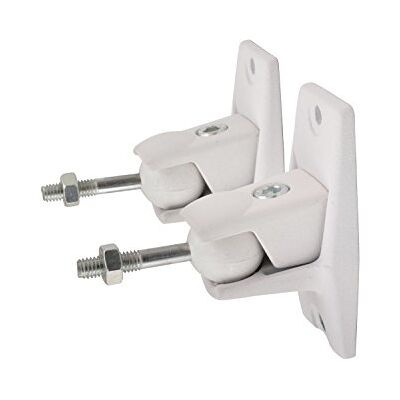 Hifi speaker mount - White - Adjustable swivel - Small speakers - 3.5kg max Hifi speaker mount - White - Adjustable swivel - Small speakers - 3.5kg max