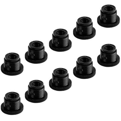 LiRRvb 10Pcs Microphone Stand Adapter 5/8" to 3/8" Threaded Screw Adapter for Clip Holder Metal Connector Converter Mount LiRRvb 10Pcs Microphone Stand Adapter 5/8" to 3/8" Threaded Screw Adapter for Clip Holder Metal Connector Converter Mount
