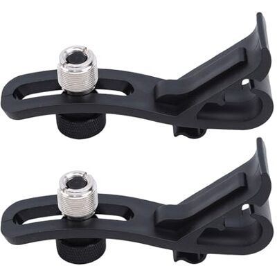 Kaeltsyn Adjustable Microphone Clamp for Drum Stands Stable Hold Shock-Resistant Design Microphone Mount Clip Kaeltsyn Adjustable Microphone Clamp for Drum Stands Stable Hold Shock-Resistant Design Microphone Mount Clip