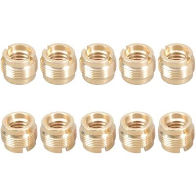 LiRRvb 10Pcs Microphone Stand Adapter 5/8" to 3/8" Threaded Screw Adapter for Clip Holder Metal Connector Converter Mount LiRRvb 10Pcs Microphone Stand Adapter 5/8" to 3/8" Threaded Screw Adapter for Clip Holder Metal Connector Converter Mount