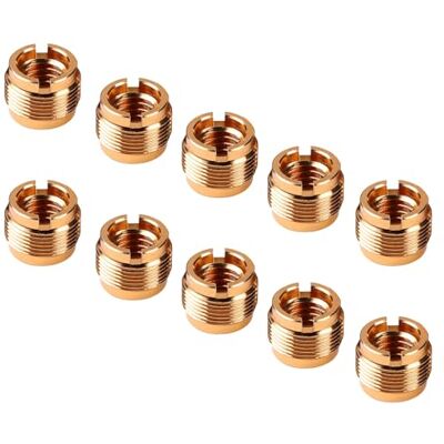 LiRRvb 10Pcs Microphone Stand Adapter 5/8" to 3/8" Threaded Screw Adapter for Clip Holder Metal Connector Converter Mount LiRRvb 10Pcs Microphone Stand Adapter 5/8" to 3/8" Threaded Screw Adapter for Clip Holder Metal Connector Converter Mount