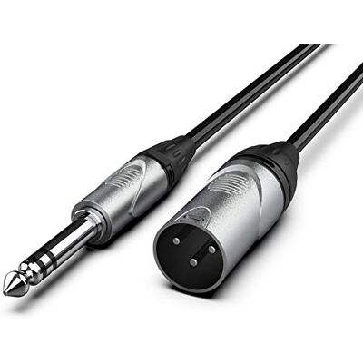 Audibax Pro Cable XLR Macho to Jack Balanced 3m - Audio Cable Audibax Pro Cable XLR Macho to Jack Balanced 3m - Audio Cable