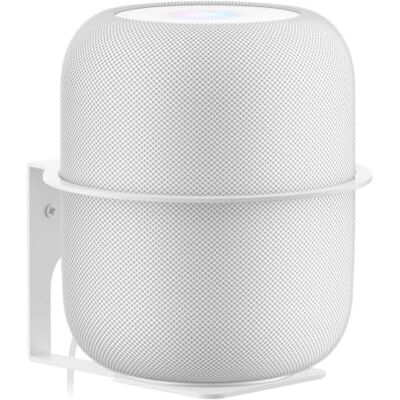 Dinghosen Heavy Duty Speaker Mount for Homepod 1 and Homepod 2 Wall Mount Bracket for Homepod Wall Bracket Metal Wall Mounts for Homepod Easy to Install, White Dinghosen Heavy Duty Speaker Mount for Homepod 1 and Homepod 2 Wall Mount Bracket for Homepod Wall Bracket Metal Wall Mounts for Homepod Easy to Install, White