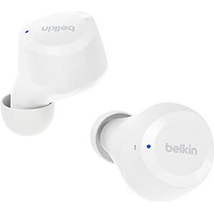 Belkin SoundForm Bolt True Wireless Earbuds, Wireless earphones with up to 28H of battery life and Mono Mode, IPX4 sweat and water resistance, Bluetooth headphones with mic for iPhone, Galaxy and more Belkin SoundForm Bolt True Wireless Earbuds, Wireless earphones with up to 28H of battery life and Mono Mode, IPX4 sweat and water resistance, Bluetooth headphones with mic for iPhone, Galaxy and more