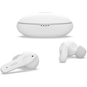 Belkin SOUNDFORM Nano, True Wireless Earbuds for Kids, 85dB Limit for Ear Protection, Online Learning, School, IPX5 Certified, 24 H Play Time for iPhone, iPad, Kindle, Pixel and More – White Belkin SOUNDFORM Nano, True Wireless Earbuds for Kids, 85dB Limit for Ear Protection, Online Learning, School, IPX5 Certified, 24 H Play Time for iPhone, iPad, Kindle, Pixel and More – White