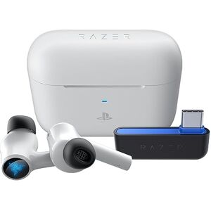 Razer Hammerhead HyperSpeed Wireless Multi-Platform Gaming Earbuds for PlayStation (HyperSpeed Wireless, Active Noise Cancellation, Bluetooth 5.2, Up to 30 Hours of Battery Life) White Razer Hammerhead HyperSpeed Wireless Multi-Platform Gaming Earbuds for PlayStation (HyperSpeed Wireless, Active Noise Cancellation, Bluetooth 5.2, Up to 30 Hours of Battery Life) White
