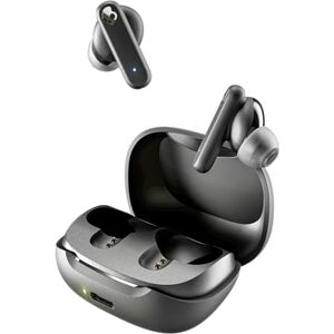 Skullcandy Smokin’ Buds Wireless Earbuds, Bluetooth Headphones, Noise Isolating Fit, Up to 20 Hours Battery, IPX4 Sweat and Water Resistant, Microphone for iPhone Android True Black Skullcandy Smokin’ Buds Wireless Earbuds, Bluetooth Headphones, Noise Isolating Fit, Up to 20 Hours Battery, IPX4 Sweat and Water Resistant, Microphone for iPhone Android True Black