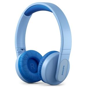 Philips Kids Wireless On-Ear Headphones, Volume Limited Wireless Bluetooth Kids Headphones, Children Wireless Headphones, 28 Hours Play Time, Colourful Design & Lightweight, Blue with Lights Philips Kids Wireless On-Ear Headphones, Volume Limited Wireless Bluetooth Kids Headphones, Children Wireless Headphones, 28 Hours Play Time, Colourful Design & Lightweight, Blue with Lights