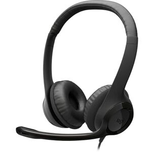 Logitech H390 Wired Headset for PC/Laptop, Stereo Headphones with Noise Cancelling Microphone, USB-C, In-Line Controls, Works with Chromebook Black Logitech H390 Wired Headset for PC/Laptop, Stereo Headphones with Noise Cancelling Microphone, USB-C, In-Line Controls, Works with Chromebook Black