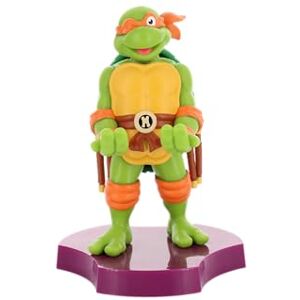 Cableguys Minis Teenage Mutant Ninja Turtles Michaelangelo Phone Stand & Earbuds Holder Novelty Phone Stand for Desk and Bedside, In Ear Headphone Holder for Smartphone, Small Devices & Desk Decor Cableguys Minis Teenage Mutant Ninja Turtles Michaelangelo Phone Stand & Earbuds Holder Novelty Phone Stand for Desk and Bedside, In Ear Headphone Holder for Smartphone, Small Devices & Desk Decor