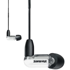Shure AONIC 3 Wired Sound Isolating Earbuds, Clear Sound, Single Driver, In-Ear Fit, Detachable Cable, Durable Quality, Compatible with Apple & Android Devices White Shure AONIC 3 Wired Sound Isolating Earbuds, Clear Sound, Single Driver, In-Ear Fit, Detachable Cable, Durable Quality, Compatible with Apple & Android Devices White