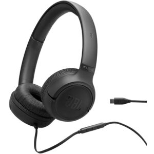 JBL Tune 530 C Comfort Fit Wired On Ear Headphones with Microphone, Pure Bass Sound, EQ Presets, USB-C Connectivity, Foldable Design and Tangle-Free Cable, Black JBL Tune 530 C Comfort Fit Wired On Ear Headphones with Microphone, Pure Bass Sound, EQ Presets, USB-C Connectivity, Foldable Design and Tangle-Free Cable, Black