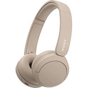 Sony WH-CH520 Wireless Bluetooth On-Ear Headphones, Lightweight Design, Up to 50hr Battery Life, Quick Charge, EQ, Clear Call Quality, iOS & Android Beige Sony WH-CH520 Wireless Bluetooth On-Ear Headphones, Lightweight Design, Up to 50hr Battery Life, Quick Charge, EQ, Clear Call Quality, iOS & Android Beige