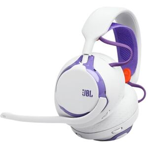 JBL Quantum 650 Wireless Bluetooth Gaming Headset with Quantum Spatial Sound, Noise Cancelling Mic, USB-C Cable, 45H Battery Life and Replaceable Parts, Multiplatform Compatibility, White JBL Quantum 650 Wireless Bluetooth Gaming Headset with Quantum Spatial Sound, Noise Cancelling Mic, USB-C Cable, 45H Battery Life and Replaceable Parts, Multiplatform Compatibility, White