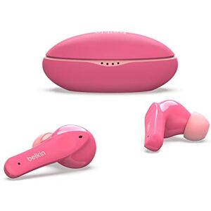 Belkin SOUNDFORM Nano, True Wireless Earbuds for Kids, 85dB Limit for Ear Protection, Online Learning, School, IPX5 Certified, 24 H Play Time for iPhone, iPad, Kindle, Pixel and More – Pink Belkin SOUNDFORM Nano, True Wireless Earbuds for Kids, 85dB Limit for Ear Protection, Online Learning, School, IPX5 Certified, 24 H Play Time for iPhone, iPad, Kindle, Pixel and More – Pink