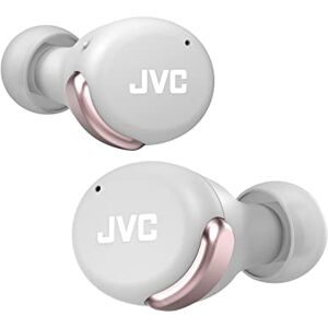 JVC HA-Z330T-P Compact True Wireless Earphones, Active Noise Cancelling, Lightweight, Stylish Design, BT 5.2, Waterproof (IPX4), 21 Hours Playtime, Low Latency Mode for Games, (Pink) JVC HA-Z330T-P Compact True Wireless Earphones, Active Noise Cancelling, Lightweight, Stylish Design, BT 5.2, Waterproof (IPX4), 21 Hours Playtime, Low Latency Mode for Games, (Pink)