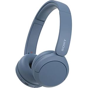 Sony WH-CH520 Wireless Bluetooth On-Ear Headphones, Lightweight Design, Up to 50hr Battery Life, Quick Charge, EQ, Clear Call Quality, iOS & Android Blue Sony WH-CH520 Wireless Bluetooth On-Ear Headphones, Lightweight Design, Up to 50hr Battery Life, Quick Charge, EQ, Clear Call Quality, iOS & Android Blue