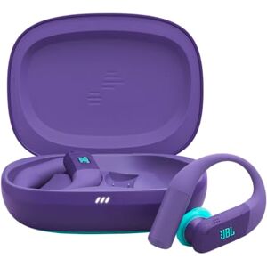 JBL Endurance Peak 4 Noise Cancelling In-Ear True Wireless Sport Earbuds with Bluetooth, 48-Hour Battery Life, TwistLock Secure Fit, IP68 Waterproof & Dustproof, Pure Bass Sound, Purple JBL Endurance Peak 4 Noise Cancelling In-Ear True Wireless Sport Earbuds with Bluetooth, 48-Hour Battery Life, TwistLock Secure Fit, IP68 Waterproof & Dustproof, Pure Bass Sound, Purple