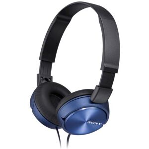 Sony MDR-ZX310 On-Ear Overhead Wired Headphones, Swivel Fold, 3.5mm Headphone Jack Metallic Blue Sony MDR-ZX310 On-Ear Overhead Wired Headphones, Swivel Fold, 3.5mm Headphone Jack Metallic Blue