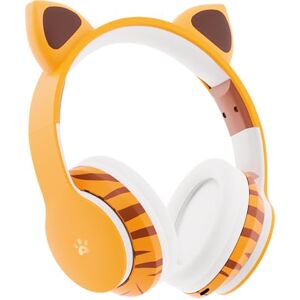 Juice Animals Wireless Headphones, Bluetooth On-Ear Headset with Adjustable Headband, Clear Sound for iPhone 17, 16 & 15, Tablets & Laptops – Tiger Juice Animals Wireless Headphones, Bluetooth On-Ear Headset with Adjustable Headband, Clear Sound for iPhone 17, 16 & 15, Tablets & Laptops – Tiger