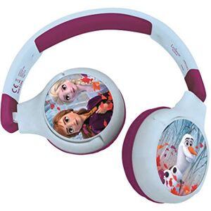 Lexibook , Disney Frozen, 2-in-1 Bluetooth Headphones for Kids, stereo Wireless Wired, Kids safe for Boys Girls, Foldable, Adjustable, blue/purple, HPBT010FZ Lexibook , Disney Frozen, 2-in-1 Bluetooth Headphones for Kids, stereo Wireless Wired, Kids safe for Boys Girls, Foldable, Adjustable, blue/purple, HPBT010FZ
