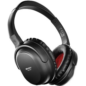 LINDY BNX-60 Wireless Active Noise Cancelling (ANC) Headphones, aptX comfort, lightweight – built-in mic for hands-free calls – Matt Black LINDY BNX-60 Wireless Active Noise Cancelling (ANC) Headphones, aptX comfort, lightweight – built-in mic for hands-free calls – Matt Black
