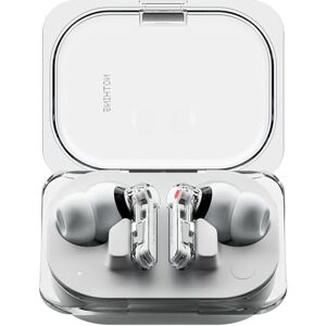 Nothing Ear (a) wireless ear buds with Active Noise Cancelling, Bass Enhance Algorithm and up to 42.5 hours of listening time White Nothing Ear (a) wireless ear buds with Active Noise Cancelling, Bass Enhance Algorithm and up to 42.5 hours of listening time White