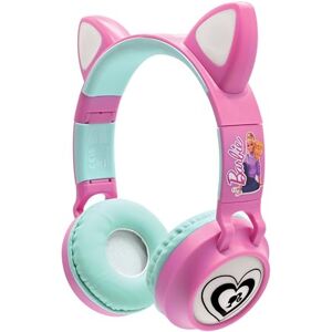 Lexibook , Barbie, 2-in-1 Bluetooth and wired headset with cat ears, Rechargeable with light effects, Stereo sound, Foldable, Adjustable, LED lights, HPBTKTBB Lexibook , Barbie, 2-in-1 Bluetooth and wired headset with cat ears, Rechargeable with light effects, Stereo sound, Foldable, Adjustable, LED lights, HPBTKTBB