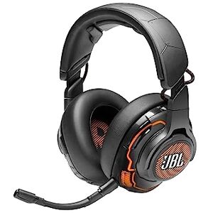 JBL Quantum ONE Over-Ear USB Wired Professional Gaming Headset with Head Tracking-Enhanced QuantumSPHERE 360 Technology, Compatible with PC, Playstation and Xbox, Black JBL Quantum ONE Over-Ear USB Wired Professional Gaming Headset with Head Tracking-Enhanced QuantumSPHERE 360 Technology, Compatible with PC, Playstation and Xbox, Black