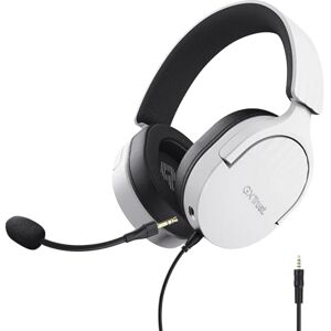 Trust GXT 489 Fayzo Gaming Headset for PC, PS5, PS4, Xbox Series X S, Switch, Mobile, 3.5 mm Jack, 35% Recycled Plastics, Over-Ear Wired Headphones with Noise Cancelling Microphone White Trust GXT 489 Fayzo Gaming Headset for PC, PS5, PS4, Xbox Series X S, Switch, Mobile, 3.5 mm Jack, 35% Recycled Plastics, Over-Ear Wired Headphones with Noise Cancelling Microphone White