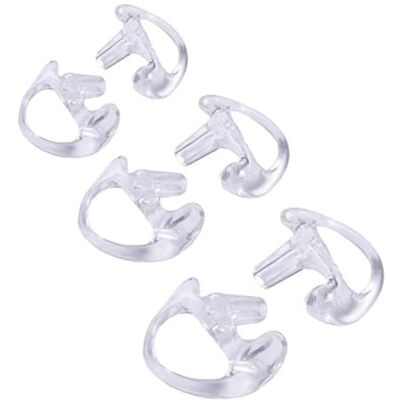 Vaeltor 6pairs Ear Molds Soft 2-Way Radio Earmold Replacing Earpiece Insert for Acoustic Coil Tube audio kits Headphone Accessories(Clear) Vaeltor 6pairs Ear Molds Soft 2-Way Radio Earmold Replacing Earpiece Insert for Acoustic Coil Tube audio kits Headphone Accessories(Clear)