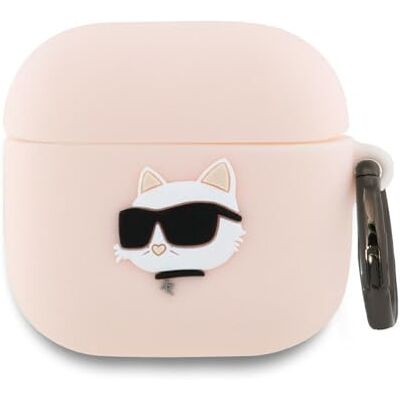 Karl Lagerfeld - KLA4RUNCHP - Pink - Silicone - Choupette head 3D - Earphone case Karl Lagerfeld - KLA4RUNCHP - Pink - Silicone - Choupette head 3D - Earphone case