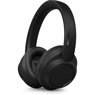 Philips TAH6509BK/00 Noise Cancelling Over-Ear Wireless Bluetooth Headphones Superior Call Quality, Voice Assistant Compatible with up to 45 Hours Music Play Time Black Philips TAH6509BK/00 Noise Cancelling Over-Ear Wireless Bluetooth Headphones Superior Call Quality, Voice Assistant Compatible with up to 45 Hours Music Play Time Black
