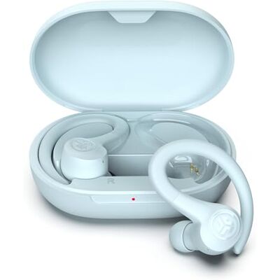 JLab Go Air Sport+ Running Headphones Bluetooth Earbuds, Light Blue True Wireless Bluetooth, Hook Over Ear Earbuds for Sports & Gym, 35+ H Playtime In Ear Buds, IP55, Be Aware Mode JLab Go Air Sport+ Running Headphones Bluetooth Earbuds, Light Blue True Wireless Bluetooth, Hook Over Ear Earbuds for Sports & Gym, 35+ H Playtime In Ear Buds, IP55, Be Aware Mode