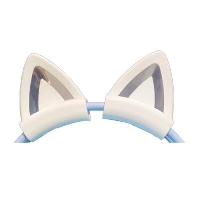 Gobelieve White Cat Ears for Headphone, Silicone Cute Cat Ear Headphone Attachment, Detachable Headphone Accessories, Suitable for Most Headphones Gobelieve White Cat Ears for Headphone, Silicone Cute Cat Ear Headphone Attachment, Detachable Headphone Accessories, Suitable for Most Headphones
