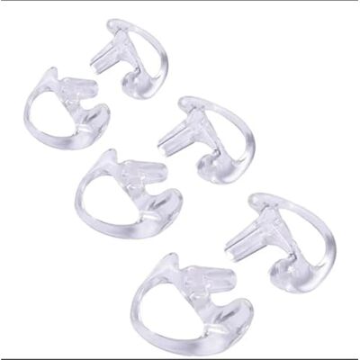 Vaeltor 6pairs Ear Molds Soft 2-Way Radio Earmold Replacing Earpiece Insert Acoustic Coil Tube Audio Kits Headphone Accessories(Clear,M) Vaeltor 6pairs Ear Molds Soft 2-Way Radio Earmold Replacing Earpiece Insert Acoustic Coil Tube Audio Kits Headphone Accessories(Clear,M)