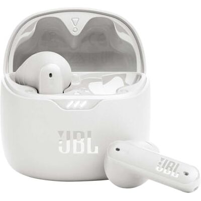 JBL Tune Flex In-Ear Bluetooth Headphones, Water-Resistant Noise-Cancelling Earphones with 32 Hours of Battery Life, White JBL Tune Flex In-Ear Bluetooth Headphones, Water-Resistant Noise-Cancelling Earphones with 32 Hours of Battery Life, White