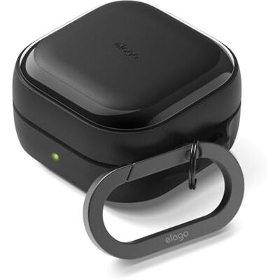 elago EDC Case with Carabiner for Galaxy Buds 4 Pro & Galaxy Buds 4 EDC with Carabiner, Premium TPU Cover, Wireless Charging, Headphone Accessories, for Men, for Women (Black) elago EDC Case with Carabiner for Galaxy Buds 4 Pro & Galaxy Buds 4 EDC with Carabiner, Premium TPU Cover, Wireless Charging, Headphone Accessories, for Men, for Women (Black)