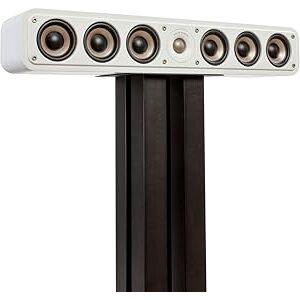 Polk Audio Signature Elite ES35 Center Speaker, Slim, High-Resolution Center Speaker, Hi-Res Certified, Dolby Atmos and DTS: X Compatible (One Piece) White Polk Audio Signature Elite ES35 Center Speaker, Slim, High-Resolution Center Speaker, Hi-Res Certified, Dolby Atmos and DTS: X Compatible (One Piece) White