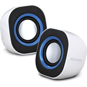 Atlantis Land Soundpower 410 5 W Black, Blue, White – (1-Way, 2.0 channel speaker, Wired, 5 W, 60 – 2000 Hz, Black, Blue, White) Atlantis Land Soundpower 410 5 W Black, Blue, White – (1-Way, 2.0 channel speaker, Wired, 5 W, 60 – 2000 Hz, Black, Blue, White)