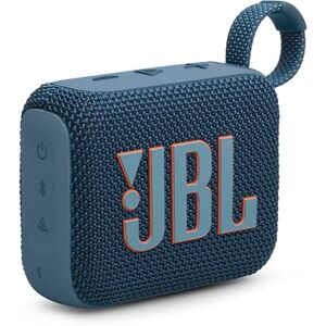 JBL GO 4 Ultra-Portable Bluetooth Speaker with Big Pro Sound and Punchy Bass, PlaytimeBoost, Waterproof Design and 7-Hour Playtime, Blue JBL GO 4 Ultra-Portable Bluetooth Speaker with Big Pro Sound and Punchy Bass, PlaytimeBoost, Waterproof Design and 7-Hour Playtime, Blue