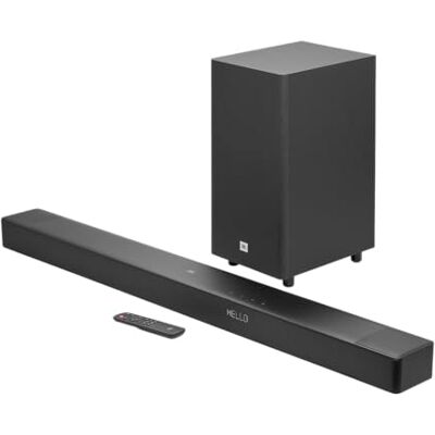 JBL Cinema SB595 3.1.2 Channel Soundbar with True Dolby Atmos®, Wireless Subwoofer, 440W Power, HDMI eARC, Bluetooth Streaming, Centre Channel for Clear Dialogue, Home Theatre Audio System JBL Cinema SB595 3.1.2 Channel Soundbar with True Dolby Atmos®, Wireless Subwoofer, 440W Power, HDMI eARC, Bluetooth Streaming, Centre Channel for Clear Dialogue, Home Theatre Audio System