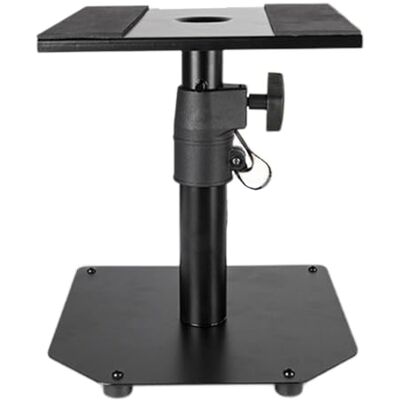 QLECXZI Premium Speaker Stand Adjustable Height Steel Construction Serves Bookshelf Speakers Supporting Surround Sound Audio Speaker Stand For Surround Sound Audio Equipment, Black, Without C Clamp QLECXZI Premium Speaker Stand Adjustable Height Steel Construction Serves Bookshelf Speakers Supporting Surround Sound Audio Speaker Stand For Surround Sound Audio Equipment, Black, Without C Clamp