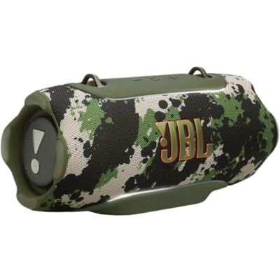 JBL Xtreme 5 Portable Bluetooth Speaker with Pro Sound and Convenient Shoulder Strap, IP68 Waterproof, Built-In Power Bank, Squad JBL Xtreme 5 Portable Bluetooth Speaker with Pro Sound and Convenient Shoulder Strap, IP68 Waterproof, Built-In Power Bank, Squad