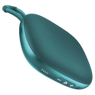Fresh 'n Rebel Bold S3, Wireless Bluetooth Speaker, Waterproof speaker (IPX6), 5W RMS with DSP Tuning, Speaker Pairing Mode 15h Playtime (Real Teal) Fresh 'n Rebel Bold S3, Wireless Bluetooth Speaker, Waterproof speaker (IPX6), 5W RMS with DSP Tuning, Speaker Pairing Mode 15h Playtime (Real Teal)