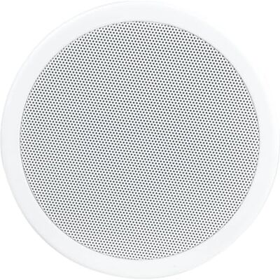 Adastra Fire-Rated Surface-Mount Speaker, 100V 6.5in, 6W Max Power Surface-mounts with no ceiling cut needed, preserving the fire barrier for voice-alarm and PA systems in commercial spaces Adastra Fire-Rated Surface-Mount Speaker, 100V 6.5in, 6W Max Power Surface-mounts with no ceiling cut needed, preserving the fire barrier for voice-alarm and PA systems in commercial spaces
