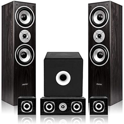 Fenton 5.1 Black Surround Sound Hi-Fi Speaker Package Complete Home Theatre System, Immersive Audio, Powerful Bass, Easy Setup, Ideal for Movies, Music, and Gaming Fenton 5.1 Black Surround Sound Hi-Fi Speaker Package Complete Home Theatre System, Immersive Audio, Powerful Bass, Easy Setup, Ideal for Movies, Music, and Gaming