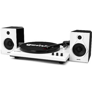 Gemini Sound TT-900-3-Speed Turntable with Bluetooth, 2-Way Stereo Speakers, and Pitch Adjustment (White) Gemini Sound TT-900-3-Speed Turntable with Bluetooth, 2-Way Stereo Speakers, and Pitch Adjustment (White)