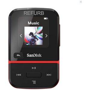 Sandisk Clip Sport Go 16GB MP3 Player Red (Renewed)